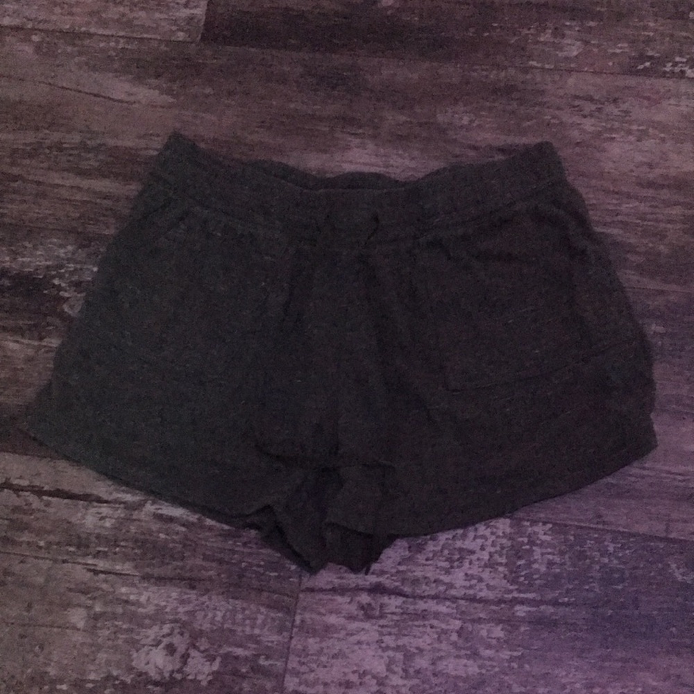 Grey and white shorts, by athletic works, size L/G